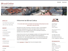 Tablet Screenshot of bbmail-cottbus.de